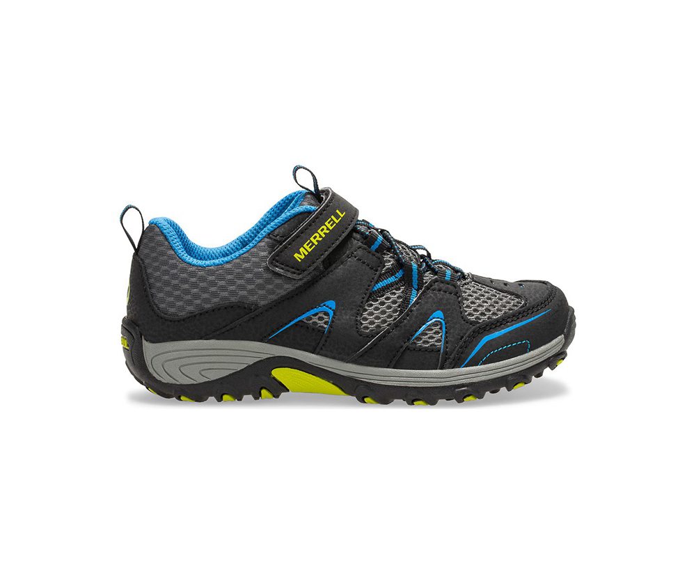 Buty Trekkingowe Merrell Dziecięce Czarne/Niebieskie - Trail Chaser - 152369-ZRL